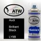 Preview: Audi, Brilliant Black, LY9B: 400ml Sprühdose, von ATW Autoteile West.